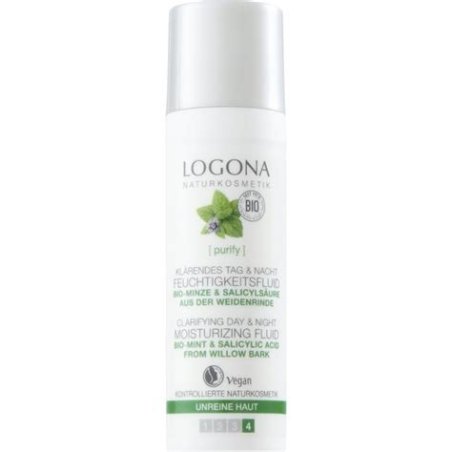 FLUIDO HID.D/N MENTA LOGONA 30 ML