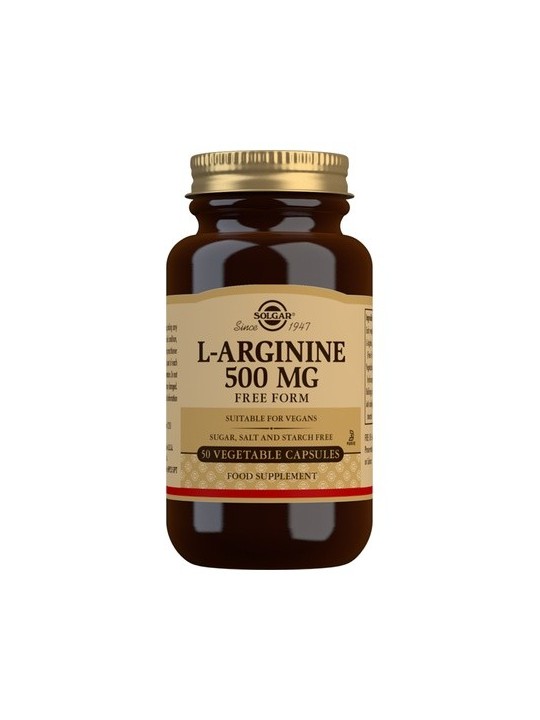 L-ARGININE 500MG 50 CAPSULAS SOLGAR