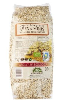 COPOS DE AVENA ECOLOGICA MINIS 1KG ECO-SALIM