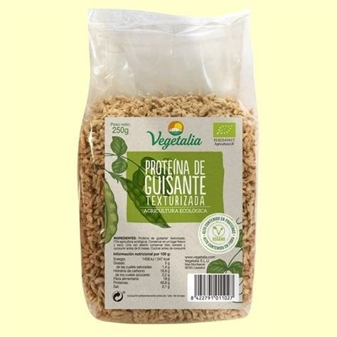 PROTEINA DE GUISANTE TEXTURIZADA VEGETALIA