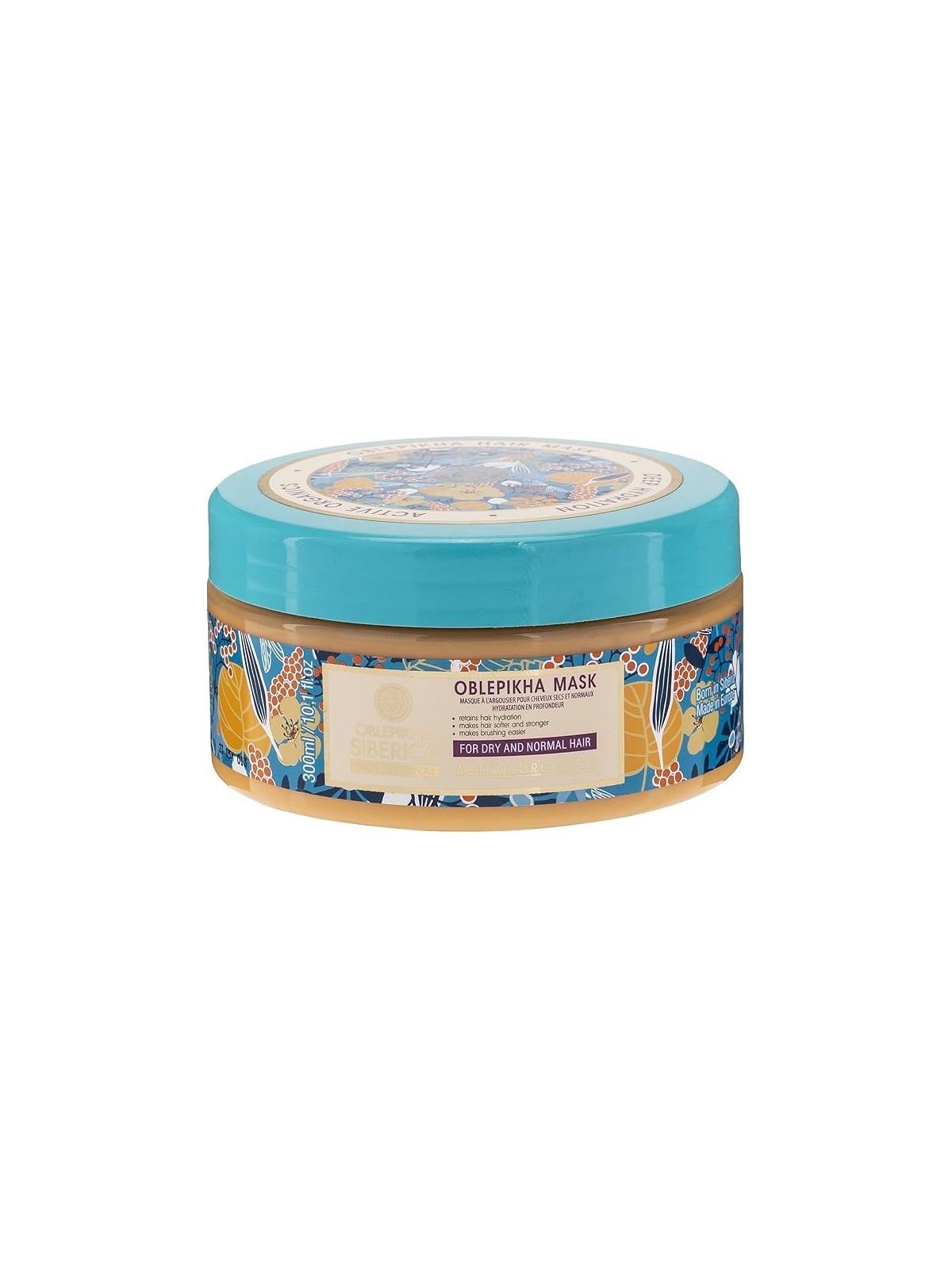 MASCARILLA CABELLO NORMAL O SECO 300ML OBLEPIKHA NATURA SIBERICA