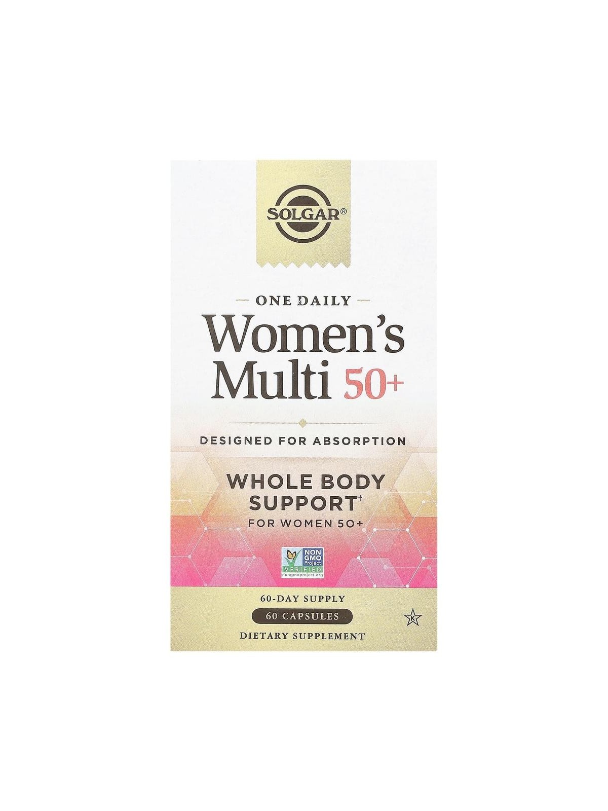 MULTIVITAMINICO WOMEN +50 / 60 CAPSULAS SOLGAR