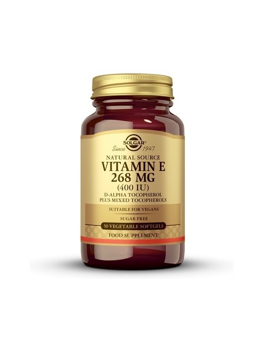 VITAMINA E 400UI 50 CAPSULAS SOLGAR