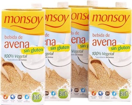 BEBIDA AVENA SIN GLUTEN 1L MONSOY