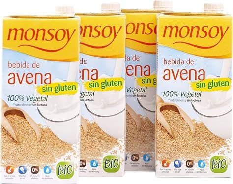 BEBIDA AVENA SIN GLUTEN 1L MONSOY