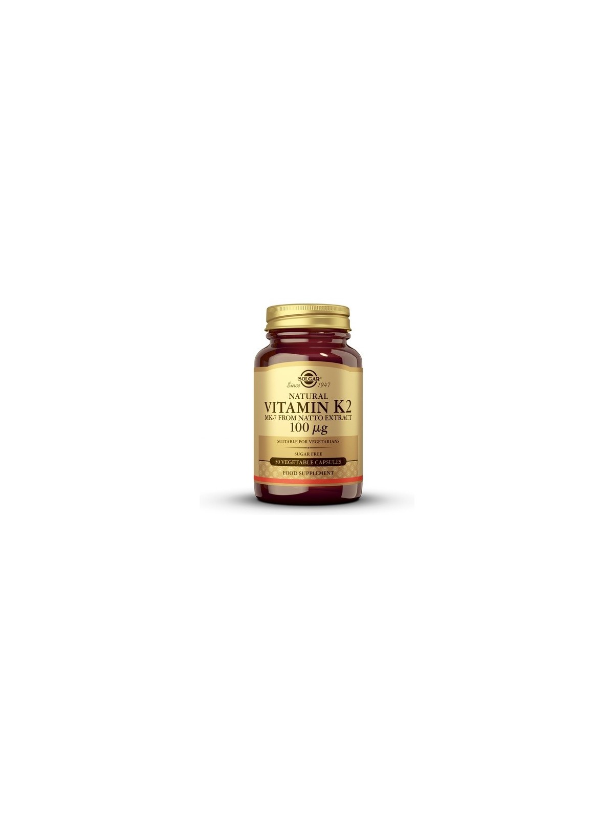 VITAMINA K2 100 MCG 50 CAPSULAS SOLGAR