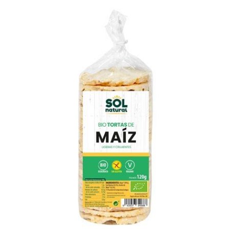 TORTAS DE MAIZ BIO 120 GR. SOL NATURAL