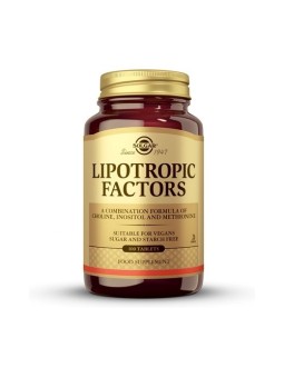 FACTORES LIPOTROPICOS 100 COMPRIMIDOS SOLGAR
