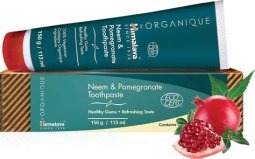 NEEM POMEGRANATE TOOTHPASTE HIMALAYA PASTA DE DIENTES 150 ML