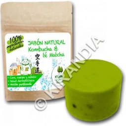 JABON DE KOMBUCHA Y TE MATCHA KIRANDIA