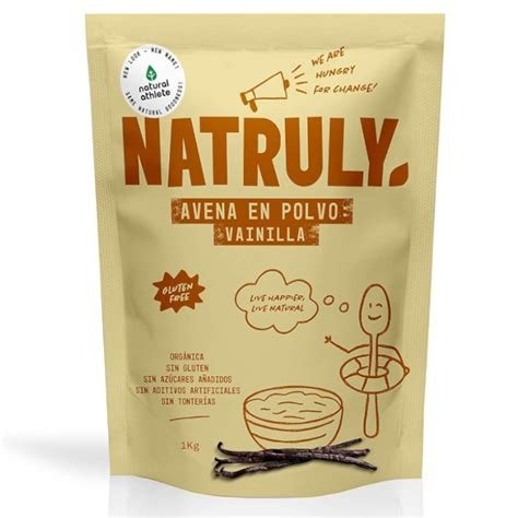 VAINILLA NATURAL AVENA EN POLVO NATRULY 1 KG