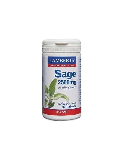 SALVIA 90 COMPRIMIDOS 2500MG  LAMBERTS