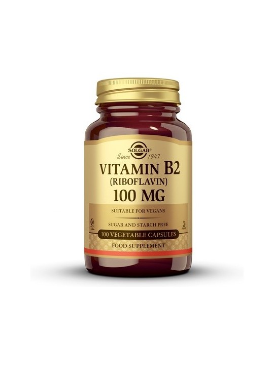 VITAMIN B2 SOLGAR 100 CAPSULAS