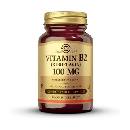 VITAMIN B2 SOLGAR 100 CAPSULAS