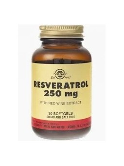 RESVERATROL 250MG 30 CAPS. SOLGAR
