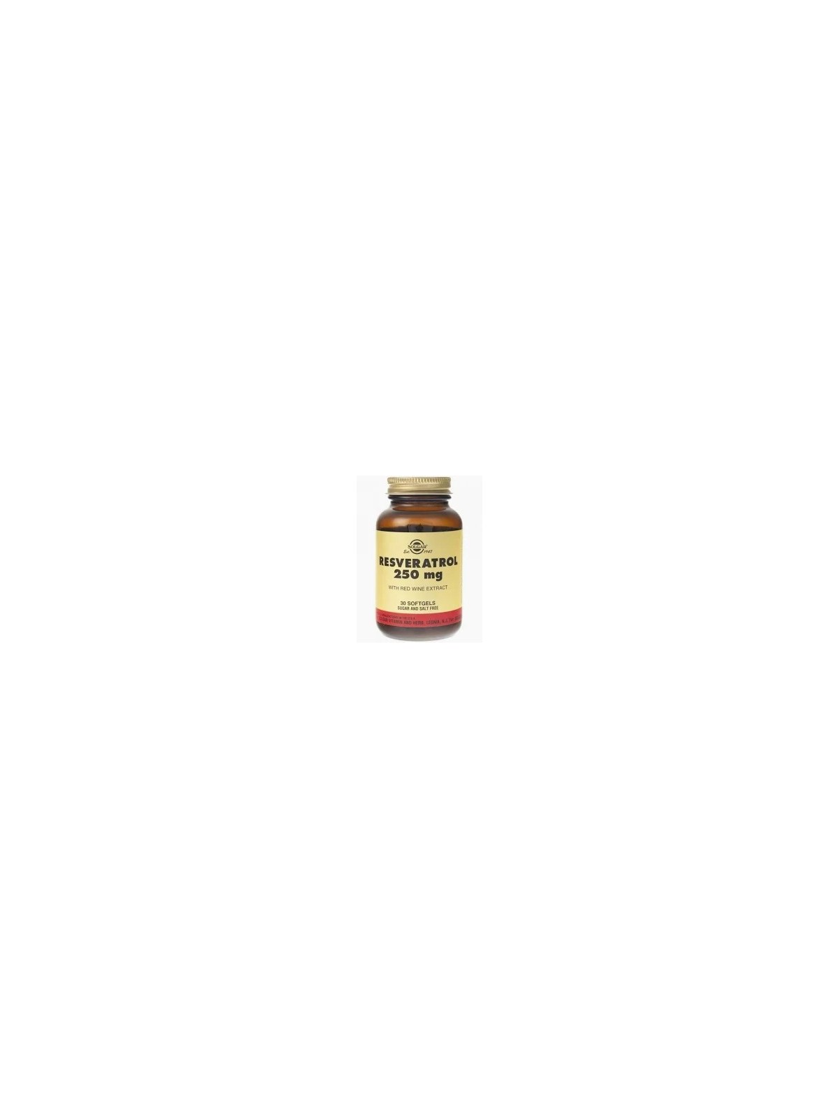 RESVERATROL 250MG 30 CAPS. SOLGAR