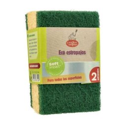 ESTROPAJO DURO VERDE 2 UNIDADES