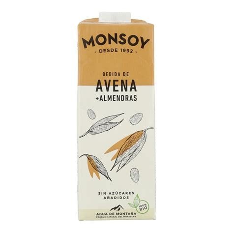 BEBIDA AVENA /ALMENDRA MONSOY 1 L