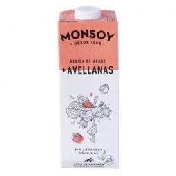 BEBIDA DE ARROZ Y AVELLANAS 1 L MONSOY