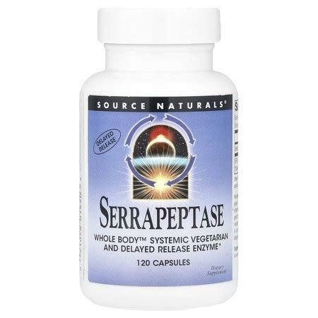 SERRAPEPTASA NATUR-HERBS 120 CAPSULAS 120.000 UI