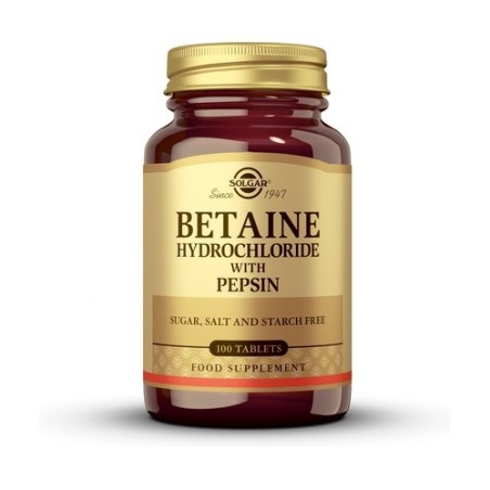BETAINA SOLGAR 100 CAPSULAS