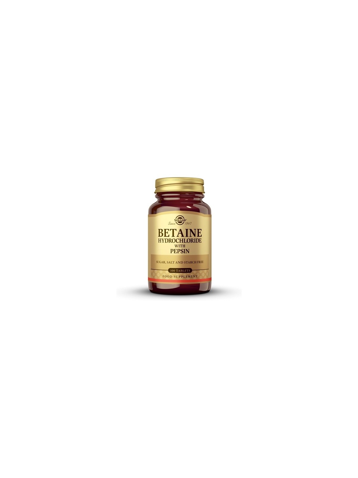 BETAINA SOLGAR 100 CAPSULAS