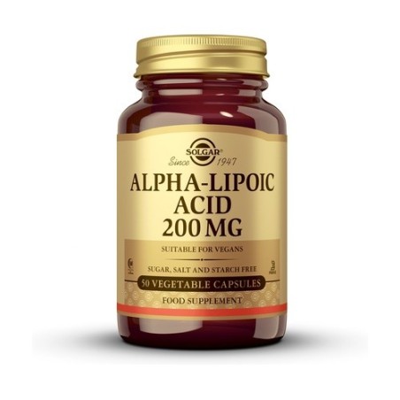 ACIDO ALFA LIPOICO 200MG SOLGAR