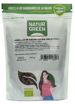 SEMILLAS DE CALABAZA BIO NATURGREEN 450 G