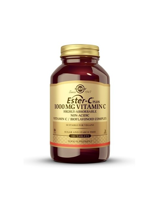 ESTER C PLUS VITC 1000MG 180C SOLGAR