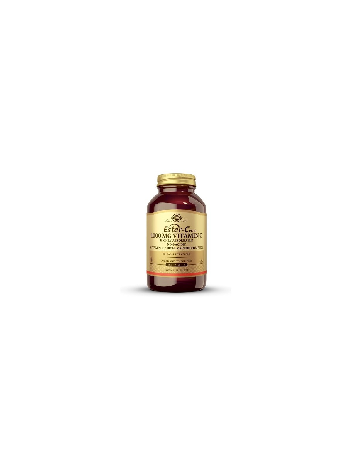 ESTER C PLUS VITC 1000MG 180C SOLGAR