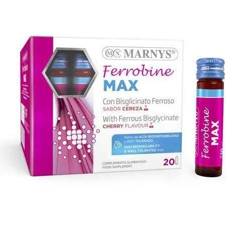 FERROBINE MAX HIERRO 20 AMPOLLAS MARNYS