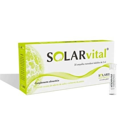 SOLAR VITAL SOLARIS 20 AMPOLLAS