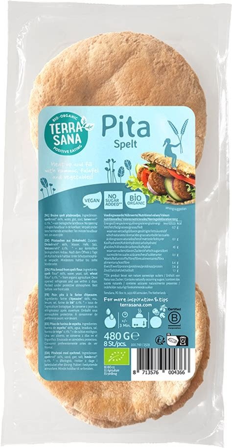 PAN PITA DE ESPELTA TERRA SANA