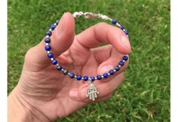 PULSERAS LAPISLAZULI MANO FATIMA Y ARBOL DE LA VIDA