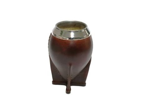 MATE FORRADO CUERO CON VIROLA
