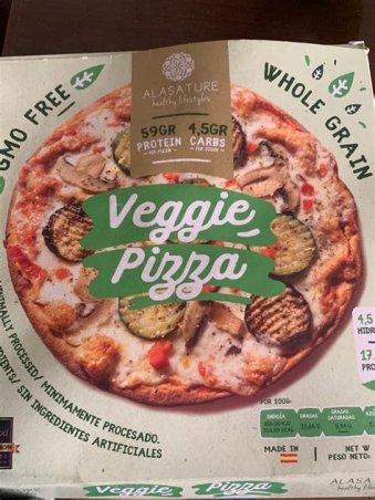 VEGGIE PIZZA ALASATURE