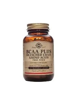 BCAA PLUS AMINOACIDOS RAMIFICADOS 50 VEG CAPSULAS SOLGAR