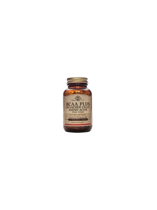 BCAA PLUS AMINOACIDOS RAMIFICADOS 50 VEG CAPSULAS SOLGAR