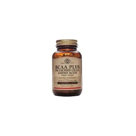 BCAA PLUS AMINOACIDOS RAMIFICADOS 50 VEG CAPSULAS SOLGAR