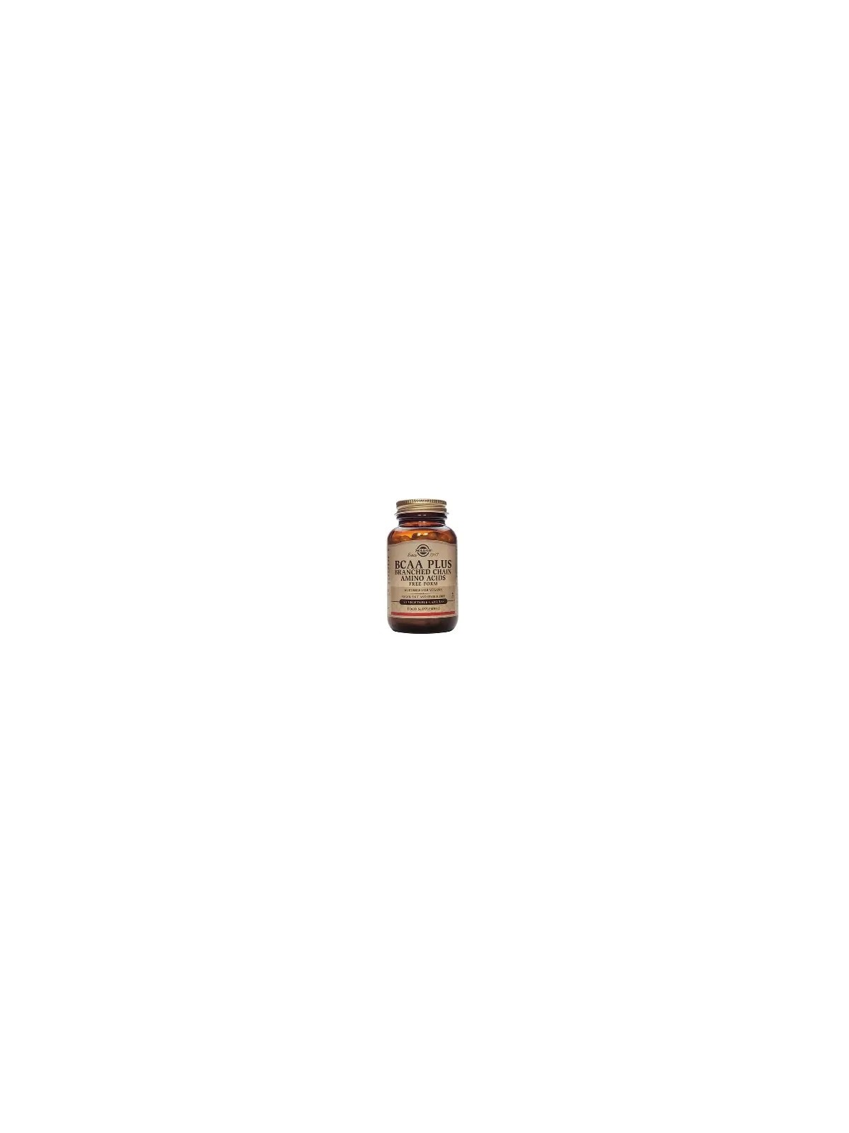 BCAA PLUS AMINOACIDOS RAMIFICADOS 50 VEG CAPSULAS SOLGAR