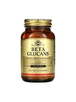 BETA 1,3 GLUCANS 60 TABLETAS SUPLEMENTOS SOLGAR