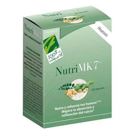 NUTRI MK7 HUESOS 45 MCG CIEN POR CIEN NATURAL