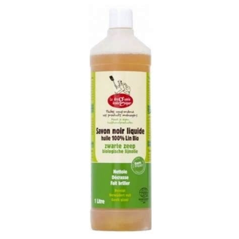 JABON NEGRO DE LINO LIQUIDO LA DROGUERIE ECOLOGIQUE