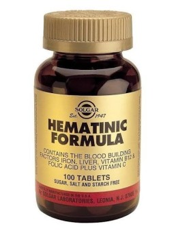 HEMATINICA 100 COMPRIMIDOS SOLGAR