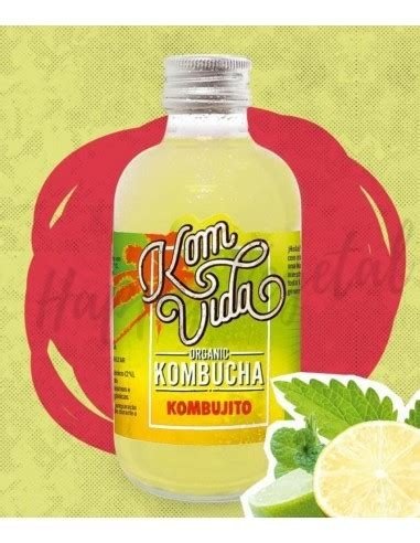 KOMBUCHA SABOR MOJITO 250ML KOMVIDA