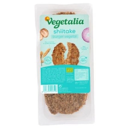 VEGEBURGUER SEITAN SHIITAKE 160GR VEGETALIA