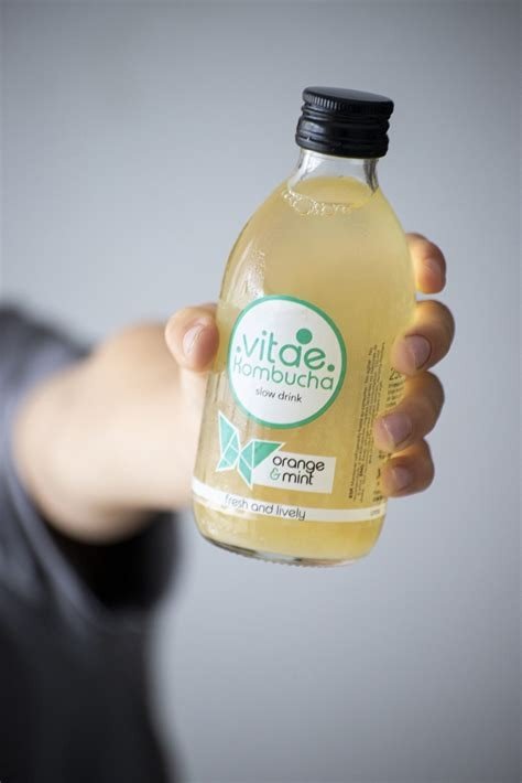 KOMBUCHA NARANJA Y MENTA VITAE