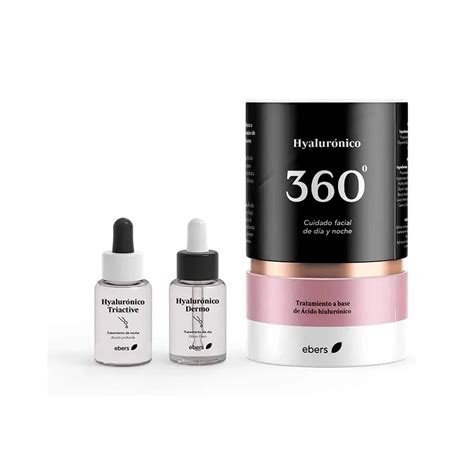 HYALURONICO 360 CUIDADO FACIAL DIA Y NOCHE EBERS TRATAMIENTO A BASE DE ACIDO HIA