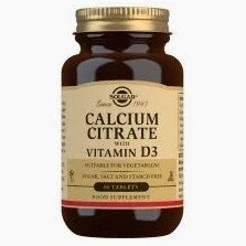 CITRATO CALCIO CON VITAMINA D3 60 COMPRIMIDOS SOLGAR