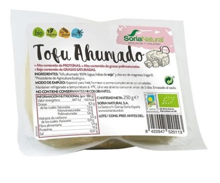 TOFU AHUMADO 250G SORIA NATURAL